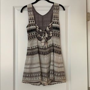 Rare BCBGeneration Aztec Romper